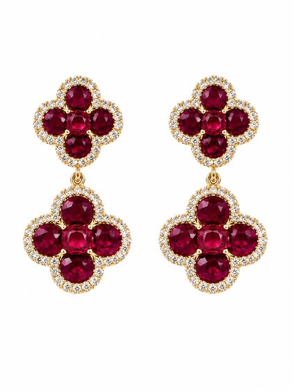 Orecchini Ultima Edizione Donna in Argento OAO7364-ROSSO-GIALLO - OAO7364-ROSSO-GIALLO